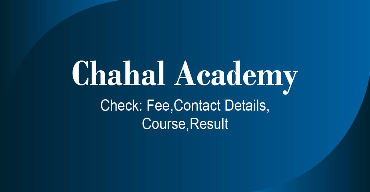 Chahal IAS Academy